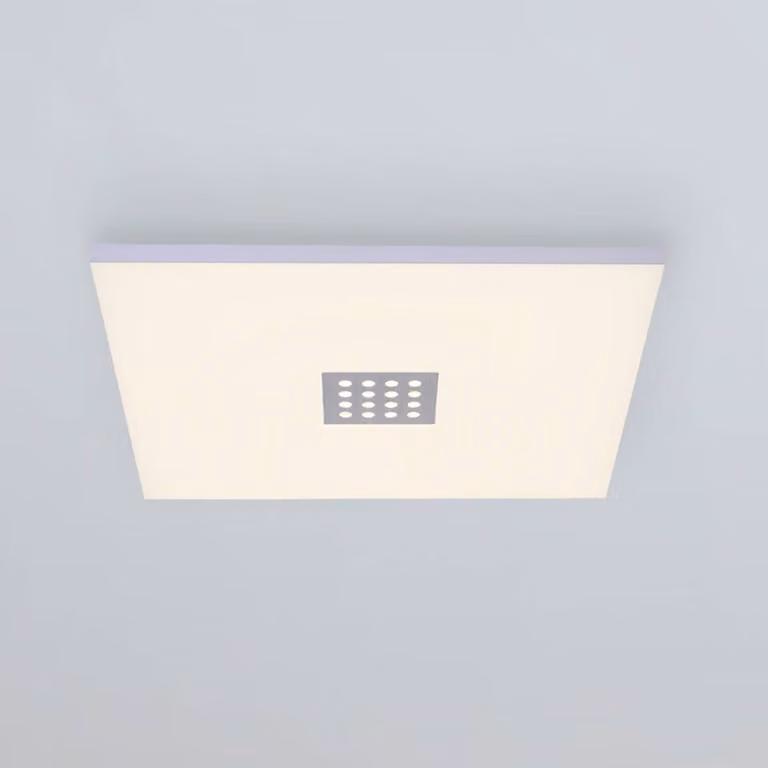 PURE Plafoniera a LED Neo, dimmerabile, Alluminio / Grigio / Zincato, Soggiorno / Sala da pranzo, Alluminio, Moderno, Plafoniera LED