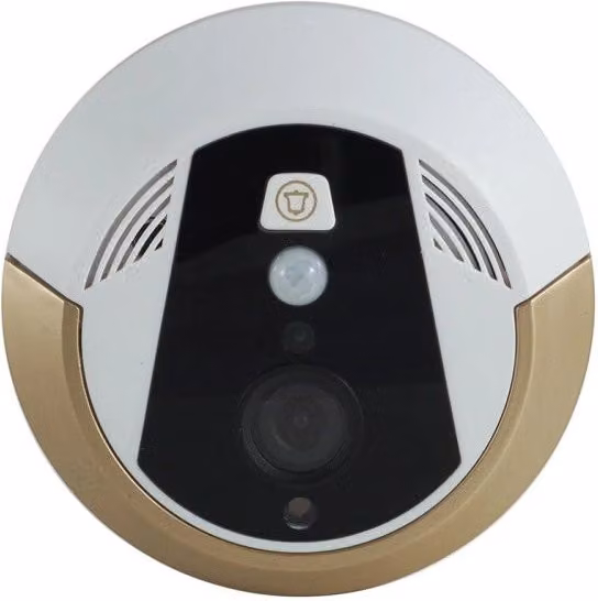 Videocitofono Wi-Fi Wireless TradeShop con Sensore PIR e Registrazione su SD, Colore Bianco
