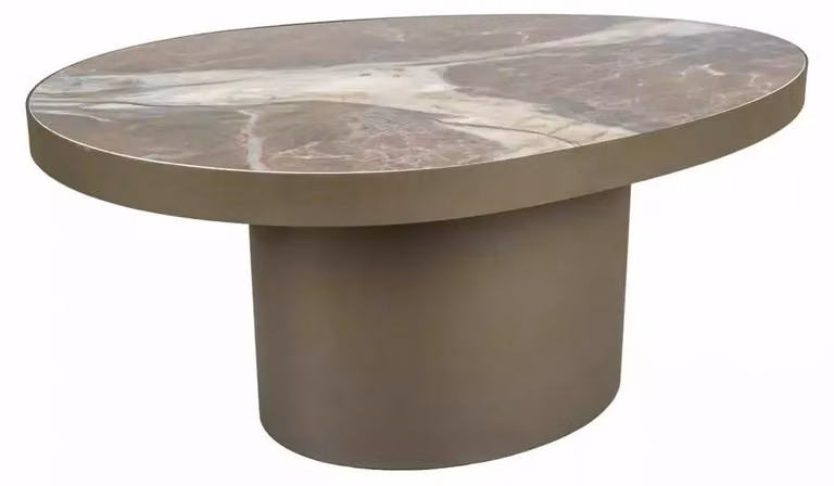 FURNLUX Tavolino Gusto B, colore marrone, 98 cm / Colore principale: / Dimensioni: