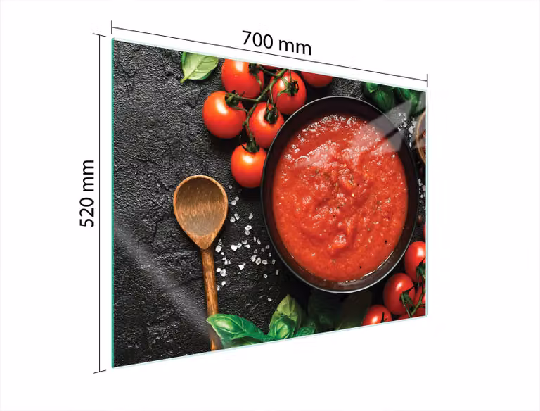 Piastra Protettiva In Vetro Per Il Cuore 70X52 Alimentazione