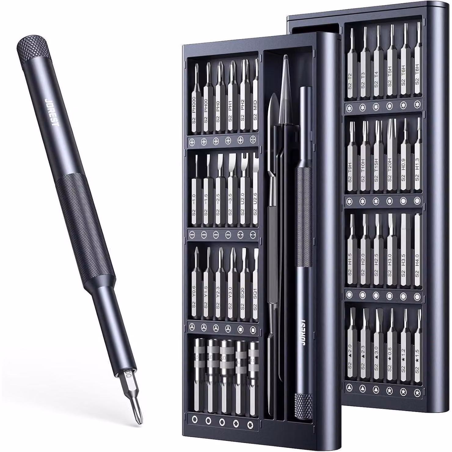 Set di cacciaviti Feinmechaniker, 50 pezzi, mini utensile portatile con inserti Torx S2 per la riparazione di elettronica