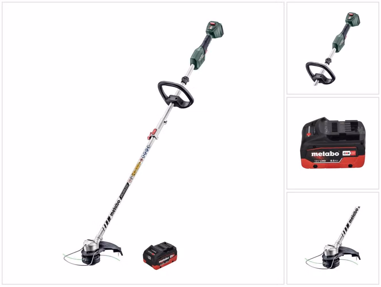 Tagliaerba a batteria Metabo RTD 18 LTX BL 30 18 V 30 cm senza spazzole + 1x batteria 8,0 Ah - senza caricatore