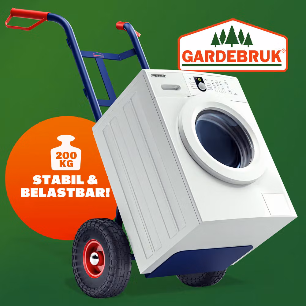 Carrello portapacchi pieghevole Gardebruk in acciaio blu con portata 200kg – 3