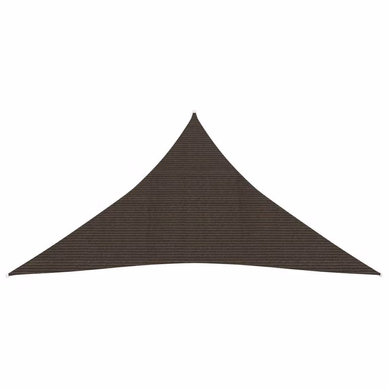 Tenda da sole The Living Store 160 g/m² marrone 5x6x6 m HDPE