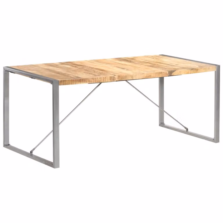 Maison Exclusive - Tavolo da pranzo 180x90x75 cm in legno massello di mango grezzo