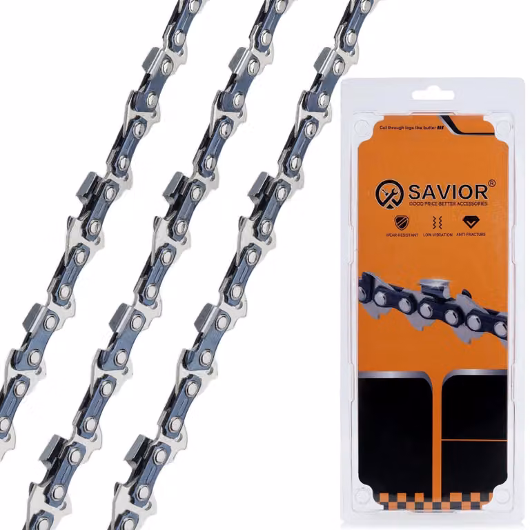 Omgoods - Catena di ricambio da 20 cm per diverse motoseghe, set da 3