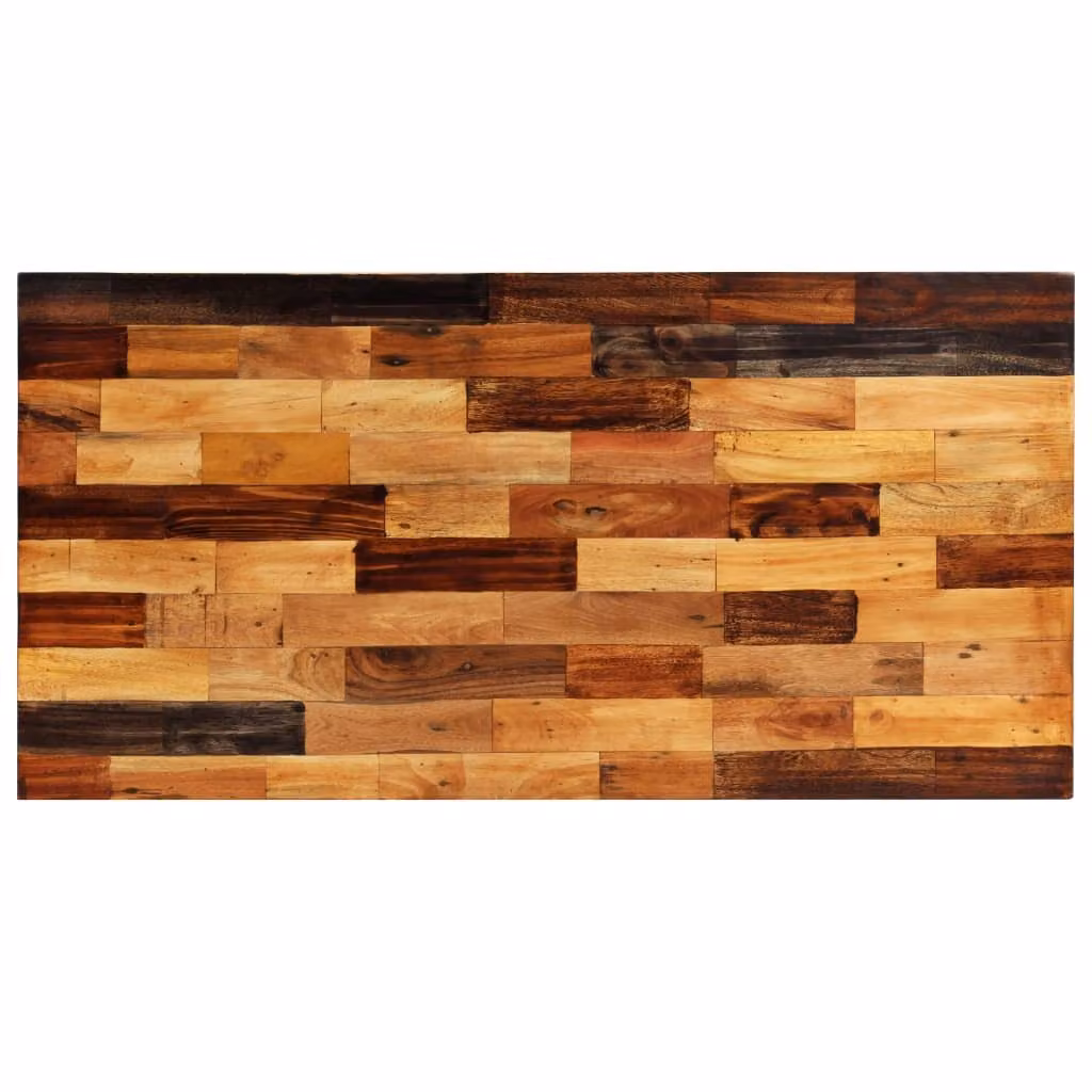 vidaXL Tavolo da bar in legno massiccio antico 120x60x106 cm