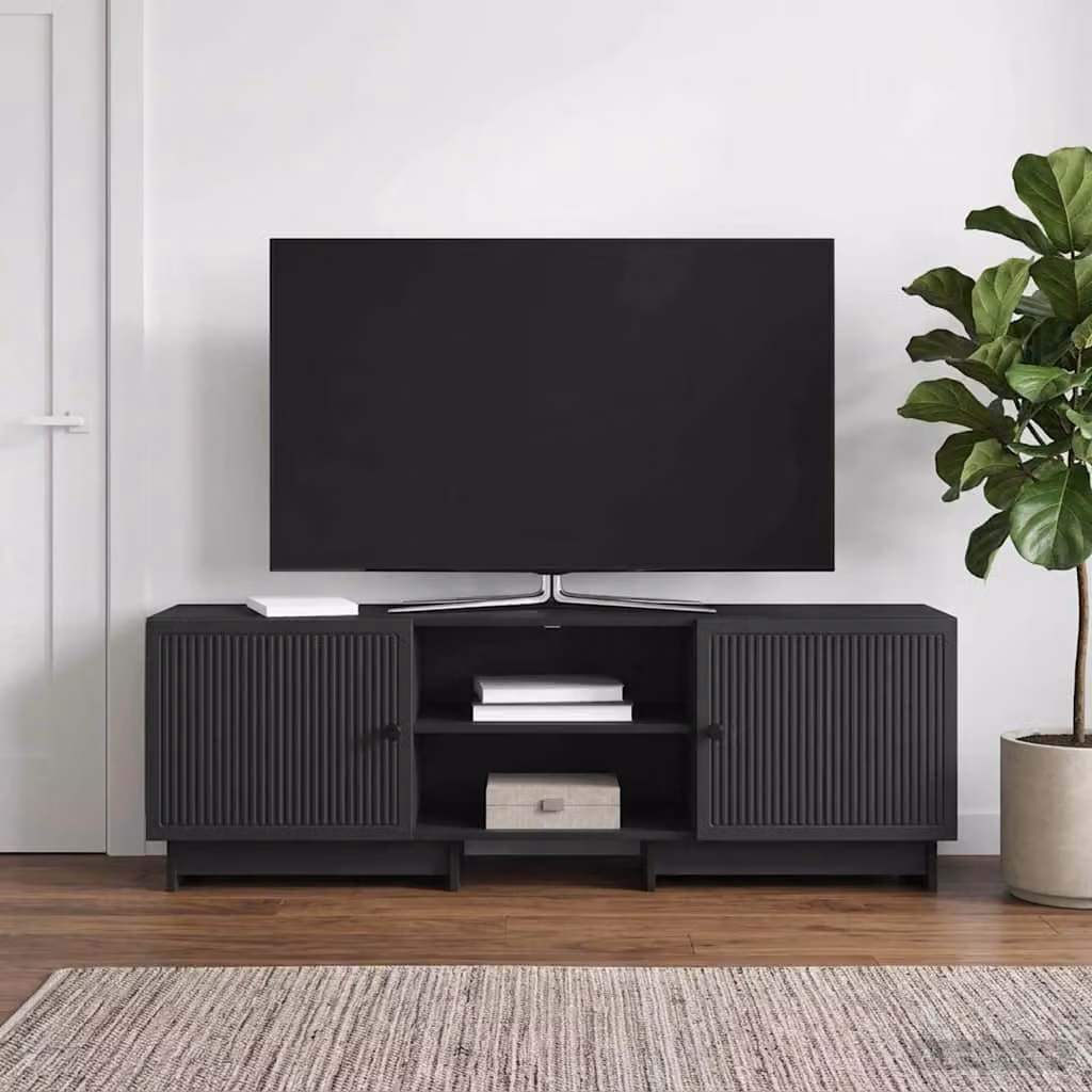 Mobile TV vidaXL Nero in legno ingegnerizzato L: 150 cm, P: 31 cm, H: 50 cm