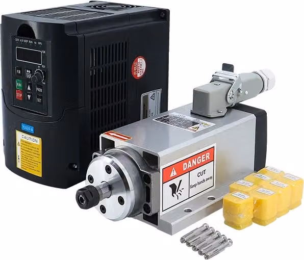 Mandrino CNC, potenza 22 kW, tecnologia raffreddata ad aria, spina aeronautica YL VFD, 1,5KW 220V