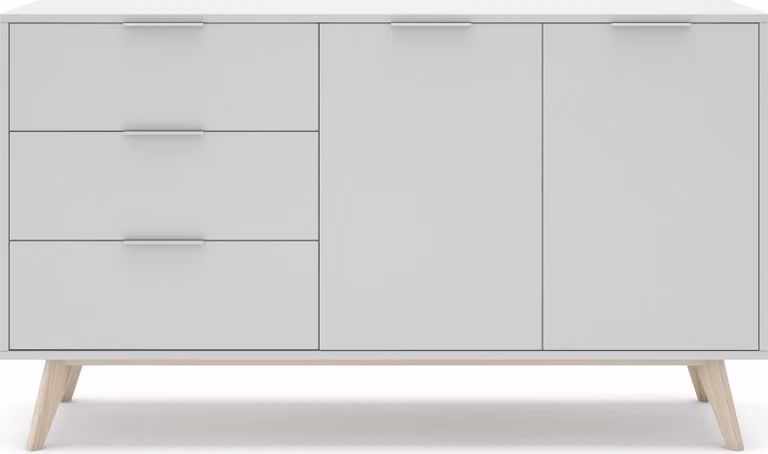 Calicosy - Buffet 2 porte, 3 cassetti Campus - L140 cm