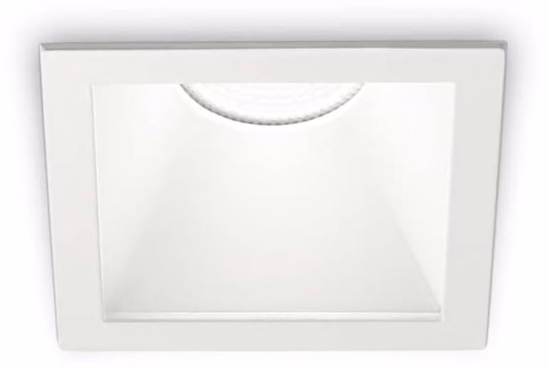 Proiettore Da Incasso Moderno Game Square Alluminio Bianco Led 11W 3000K