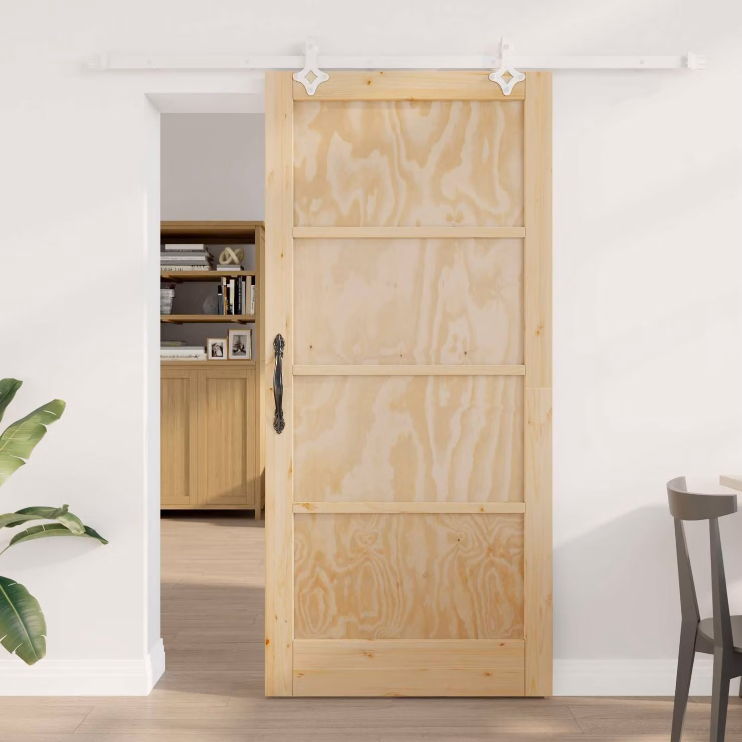 vidaXL Porta scorrevole 93 x 202 cm Legno ingegnerizzato