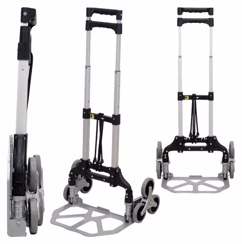 Carrello per scale pieghevole fino a 70 kg, carrello di trasporto