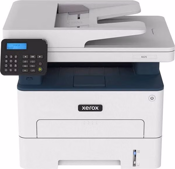 Multifunzione Laser Xerox B225V DNI: Copia, Stampa e Scansione A4 con Connettività Wi-Fi, Ethernet e USB