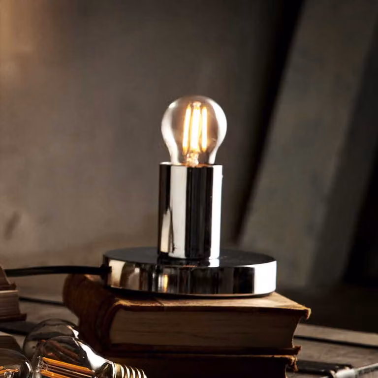 Best Season - Lampada da terra "Glans", E27, interruttore; 297-03