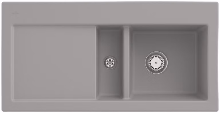 Lavello da cucina Villeroy&Boch, lavello da cucina Subway 60 Fossil 1000x510mm, larghezza base 60cm