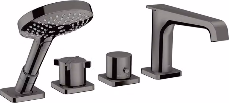 hansgrohe AXOR Citterio E 4 trous pour baignoire avec thermostat, 36411330, 36411330