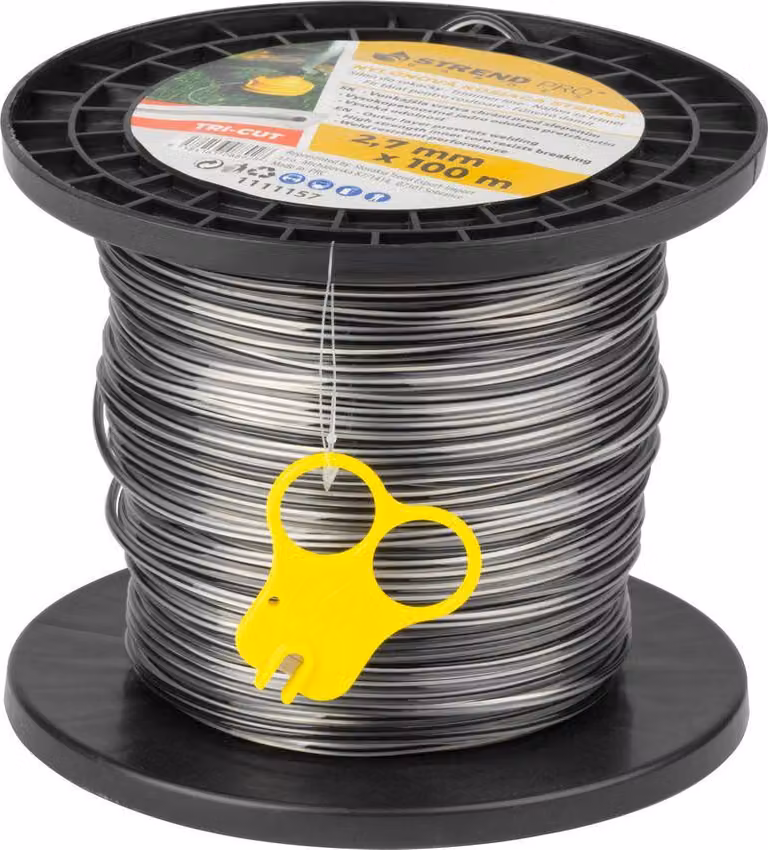 Filo per decespugliatore TriCut 2,70 mm, Lunghezza 100 m, Trigon extreme, Triangolare