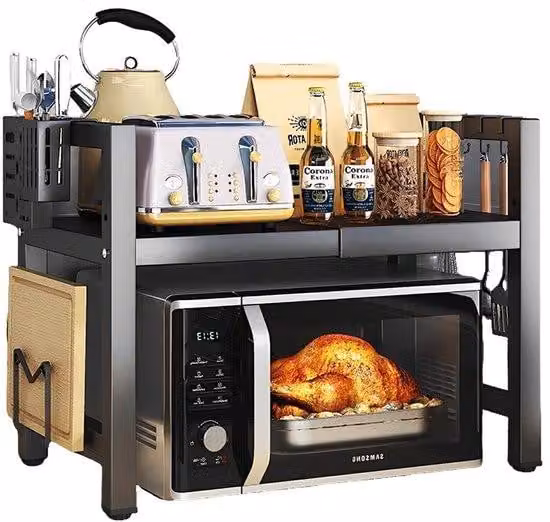 Accessorio per microonde - Scaffale da cucina regolabile