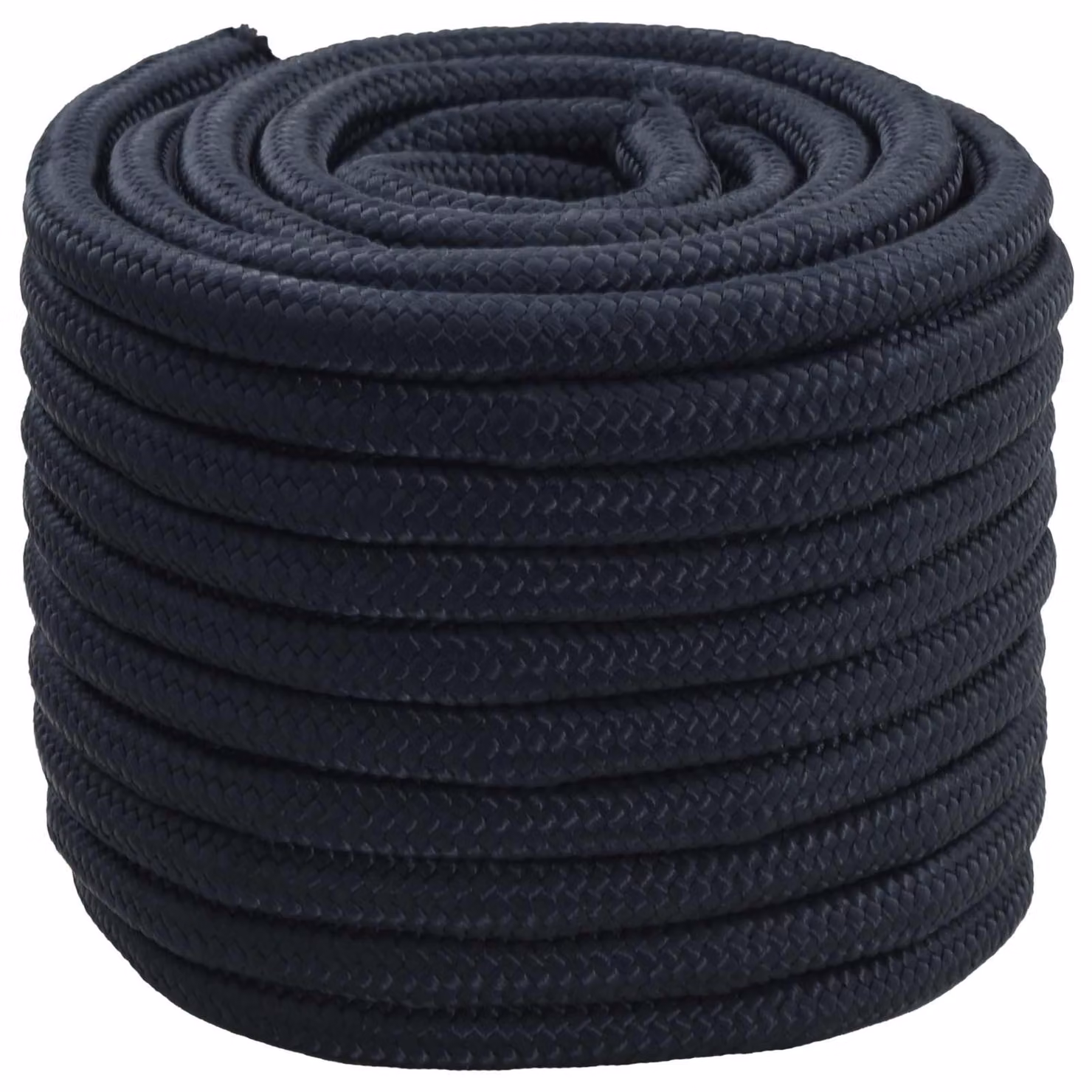 vidaXL Corda da Barca in Plastica Blu, Lunghezza: 100 m, Diametro: 2 mm