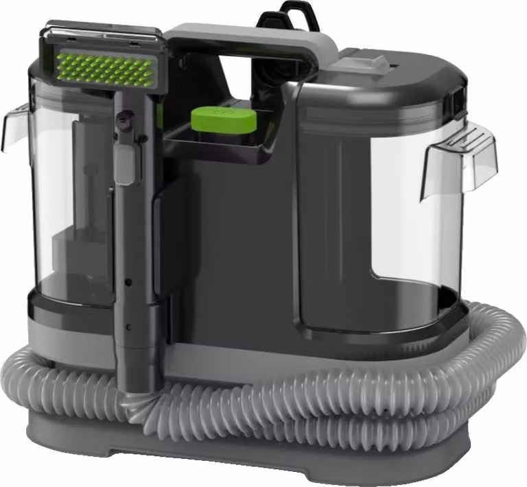 Macchina portatile per la pulizia dei tappeti, forte potenza di aspirazione, pulizia versatile, nero 1