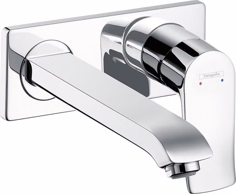 Hansgrohe Metris miscelatore da incasso per lavabo set preinstallato bocca lunga cromo