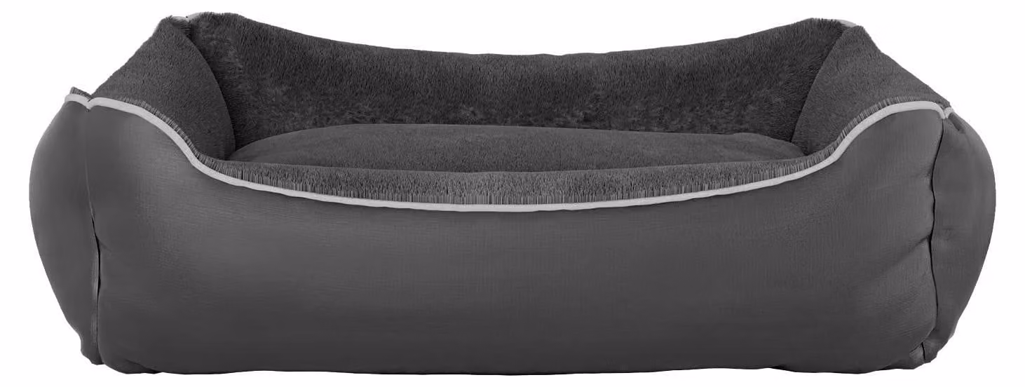 Cuccia per cani, modello 02, grigio scuro, dimensioni 62x50x17 cm
