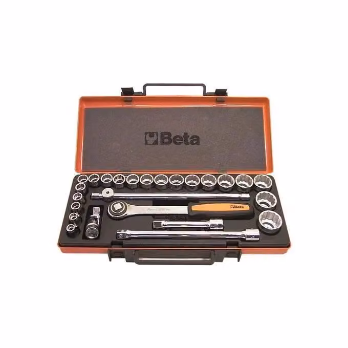 Set di 21 chiavi a bussola Beta 1/2" in acciaio al cromo vanadio colore nero – 2