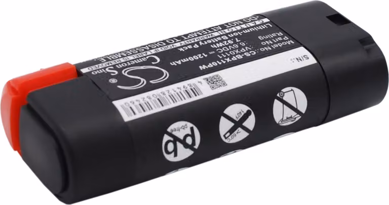 TECHTEK Batteria compatibile con [Black & Decker] VPX1101, VPX1101X, VPX1201, VPX1212, VPX1212X, VPX1301, VPX1301X, VPX1401, VPX1501, VPX2102 sostitu