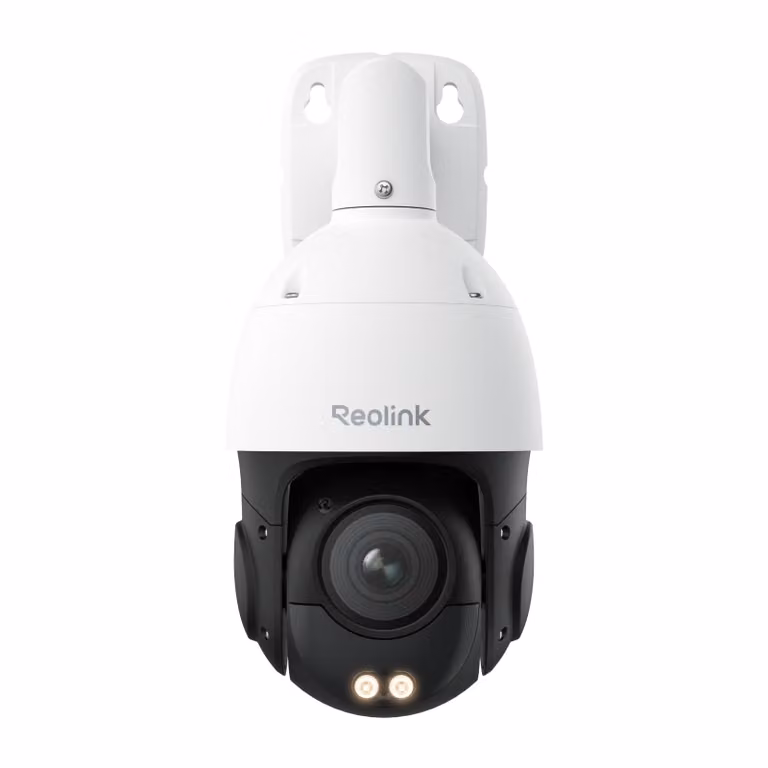 Reolink RLC-823S1, telecamera di sorveglianza 4K 8MP PoE, copertura a 360°, zoom ottico 5X, autotracking, visione notturna a colori, rilevamento persone/veicoli/animali