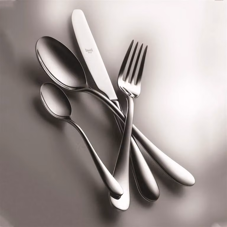 Servizio posate in acciaio inox linea Natura 24 pezzi