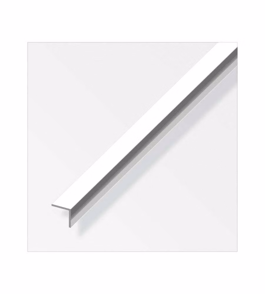 Alfer Profilo Angolare Alluminio Bianco 15x15mm Spessore 1mm 1m