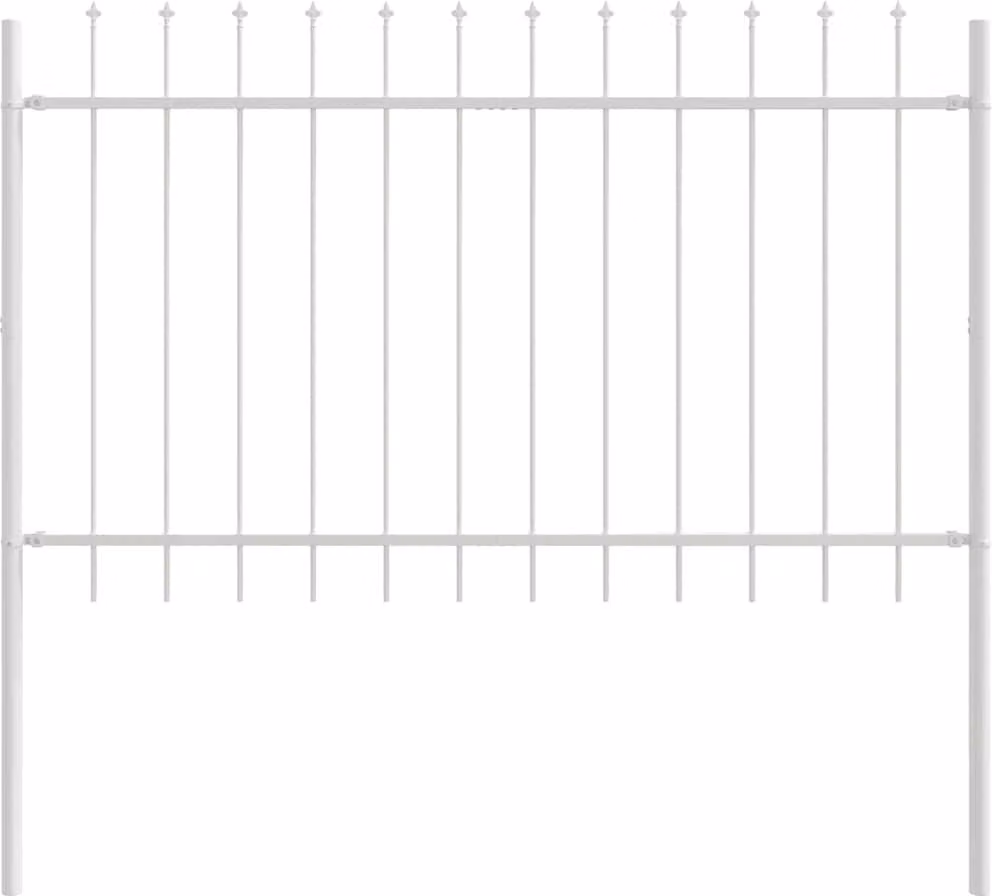 Recinzione per Giardino Woerden Bianco 1,7 x 1 m
