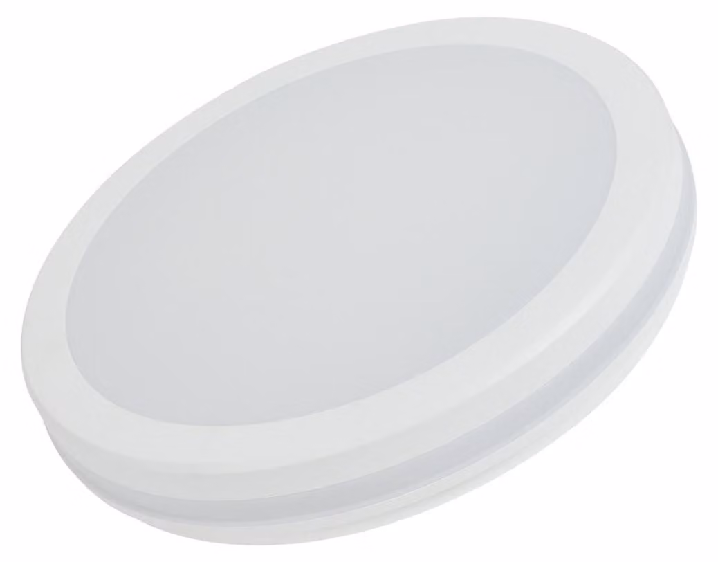 Alcapower Plafoniera LED Rotonda 24W CCT Selezionabile 3000K-4000K-6500K 2400lm IP54 IK08 Bianca Diametro 30cm per Ambienti Interni ed Esterni