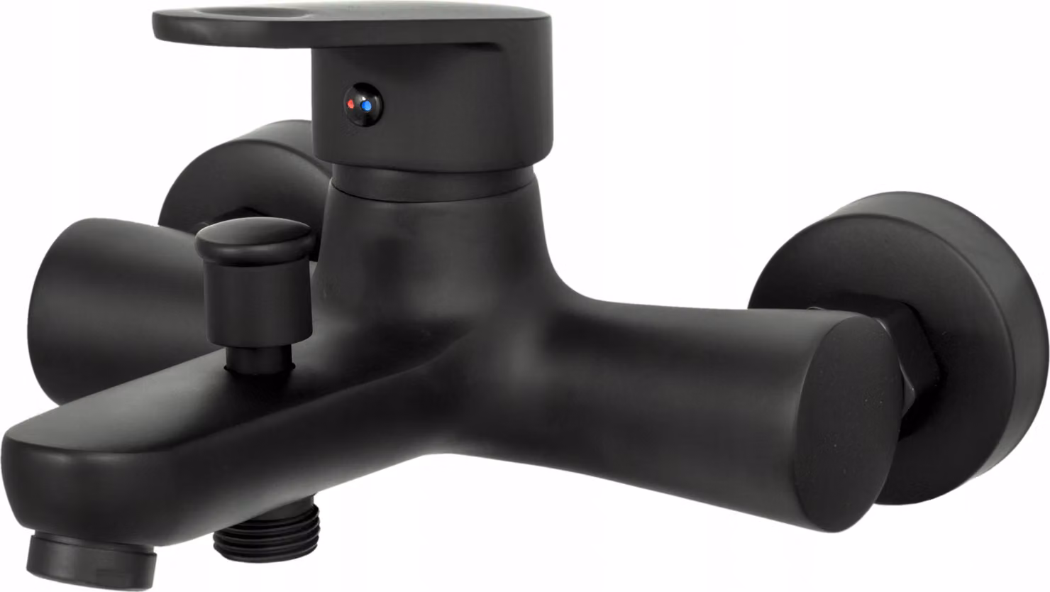 Granitan - Rubinetto per bidet - Rubinetto da bagno - Cartuccia in Vetroceramica - Montaggio a parete - Nero - Rubinetto per bidet - COBI