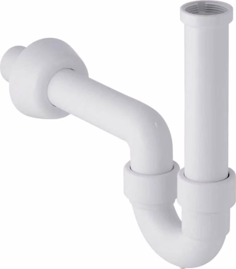 Sifone tubolare Geberit per WC e bidet in PP d 40, bianco 151100, 1 pz.