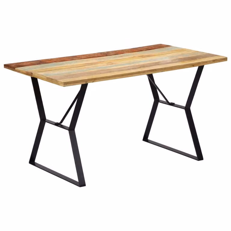 Maison Exclusive - Tavolo da pranzo 140x80x76 cm in legno massello di recupero