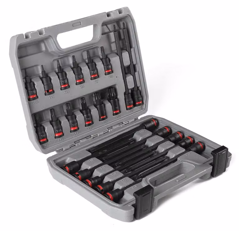 Set di 24 chiavi a bussola Torx da 3/8 di pollice