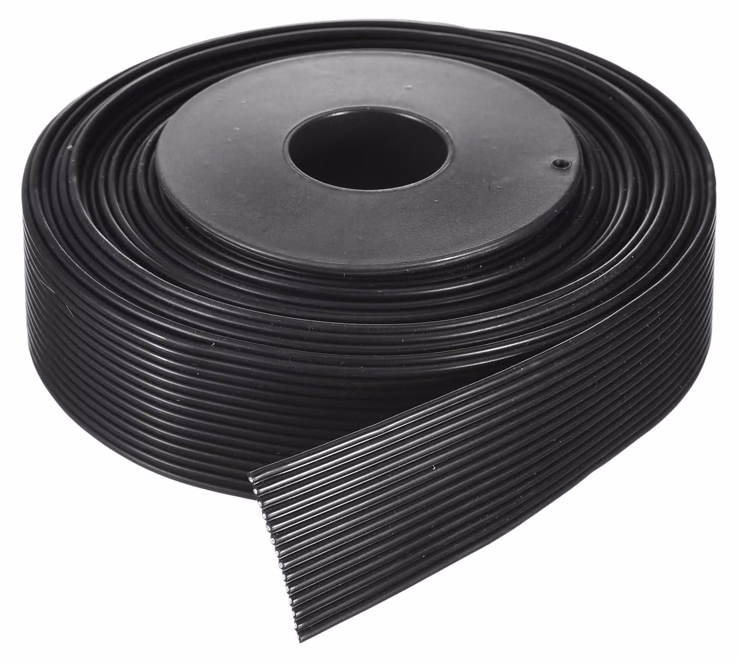 Cavo piatto, 22 AWG, 14 poli, in silicone, 6 metri, colore nero