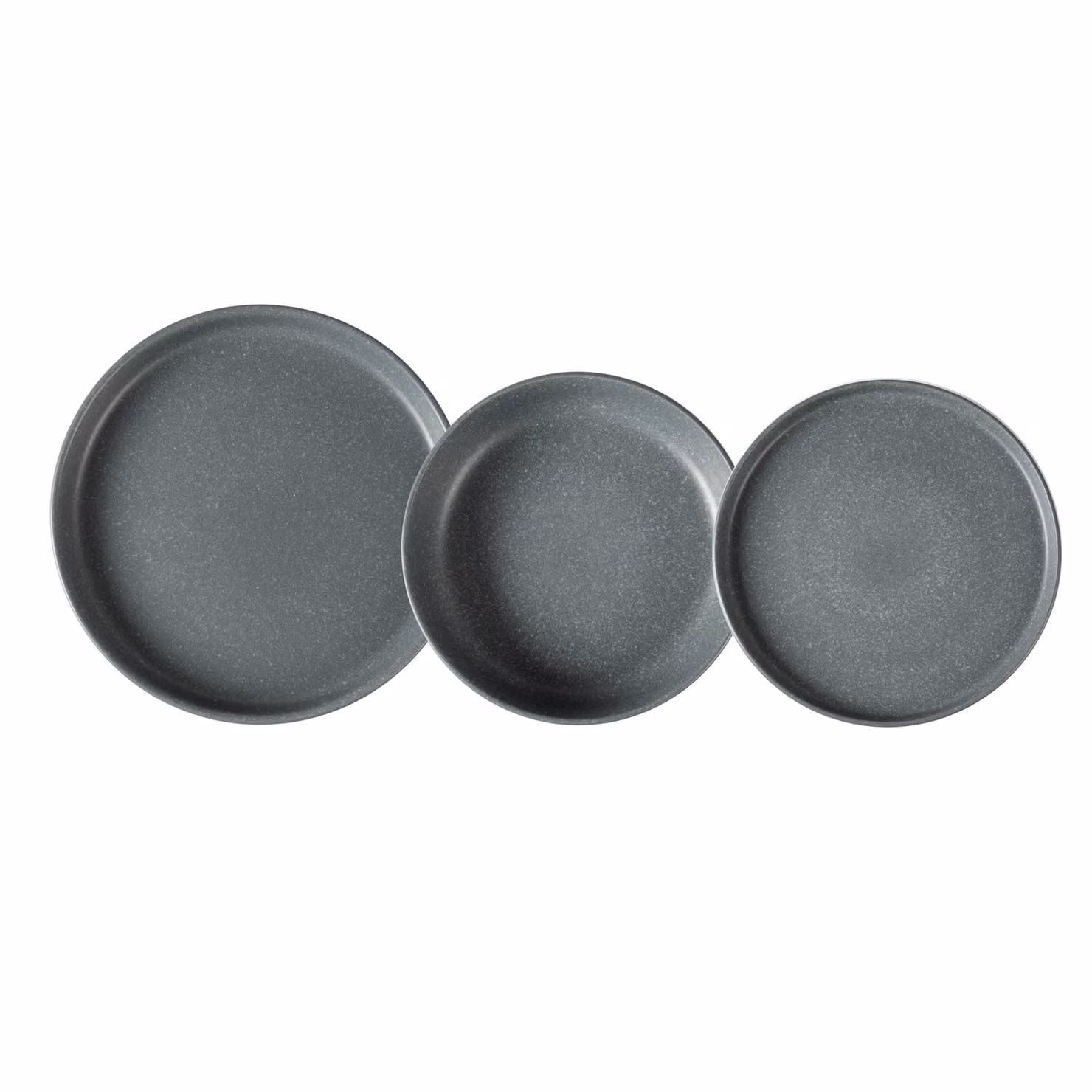Servizio di piatti Nordica Gusto Casa in stoneware grigio, 18 pezzi – 1