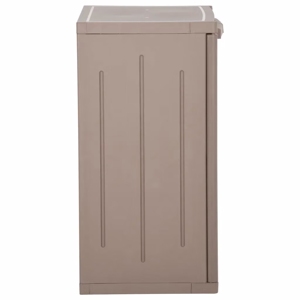 Armadio da giardino vidaXL marrone in plastica con aspetto legno L: 65 cm, P: 45 cm, H: 88 cm – 2