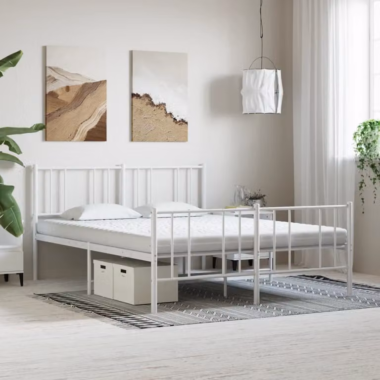 vidaXL Materasso in Schiuma Bianco 180x200 cm 7 Zone Durezza 20 ILD