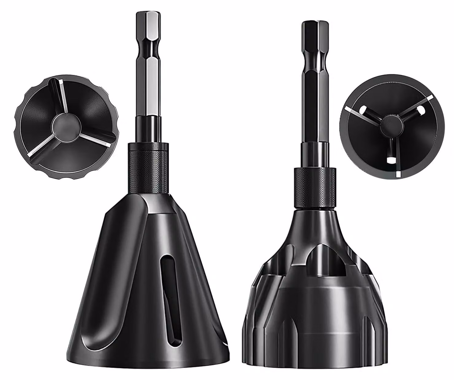 Solidchoice - Set di 2 utensili per la rimozione delle bave, adatti per tubi filettati in metallo