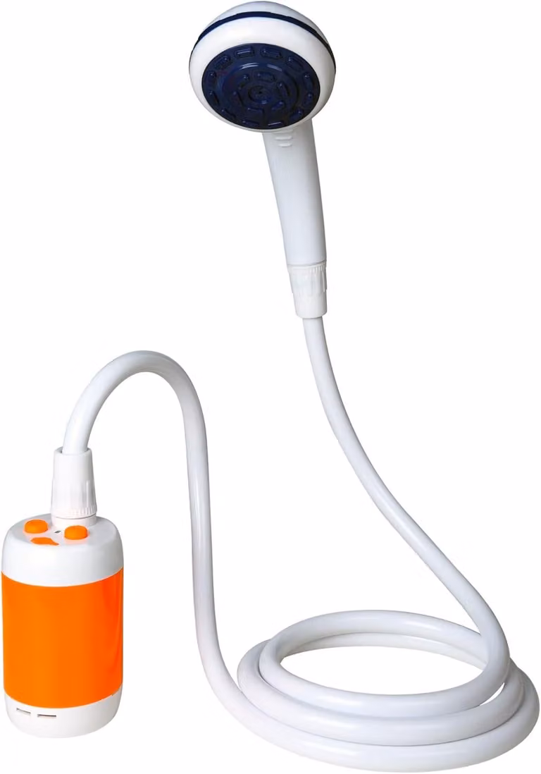 Doccia da campeggio, con flusso d'acqua regolabile, ideale per l'uso all'aperto