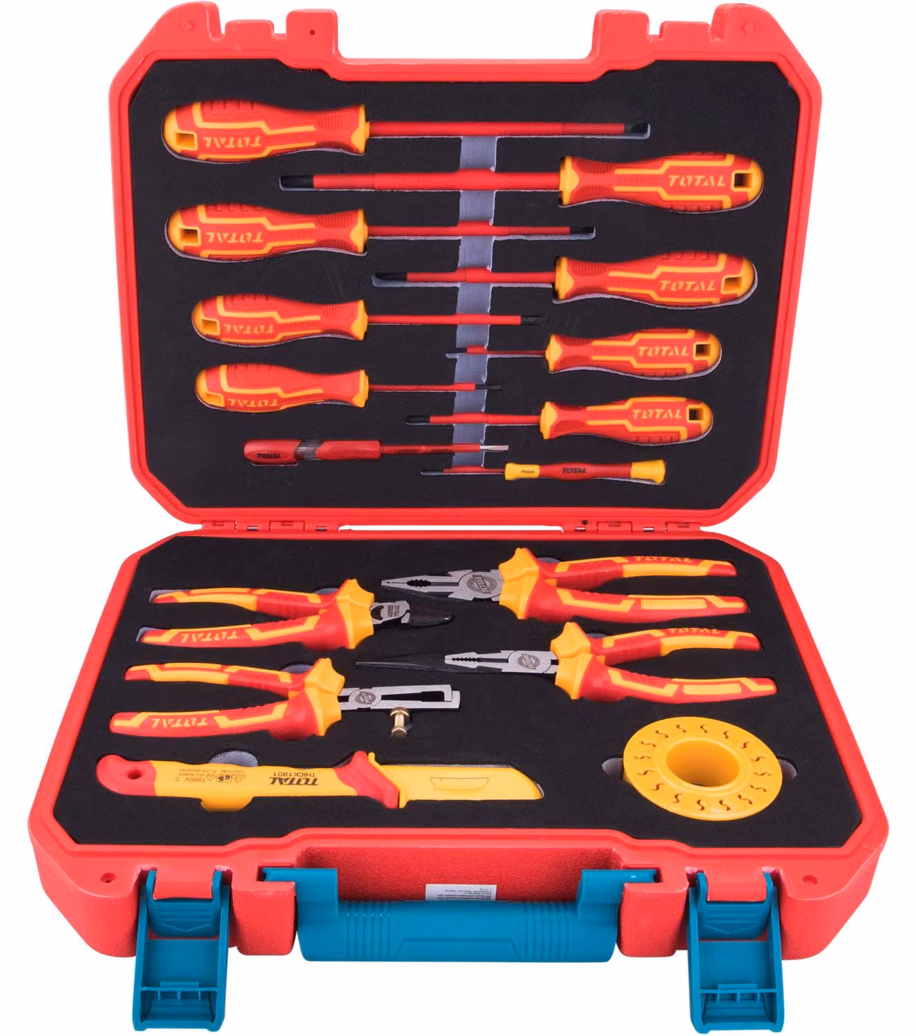 Set di utensili per elettricisti Total THKITH1601 - 16 pezzi - 1000V - VDE