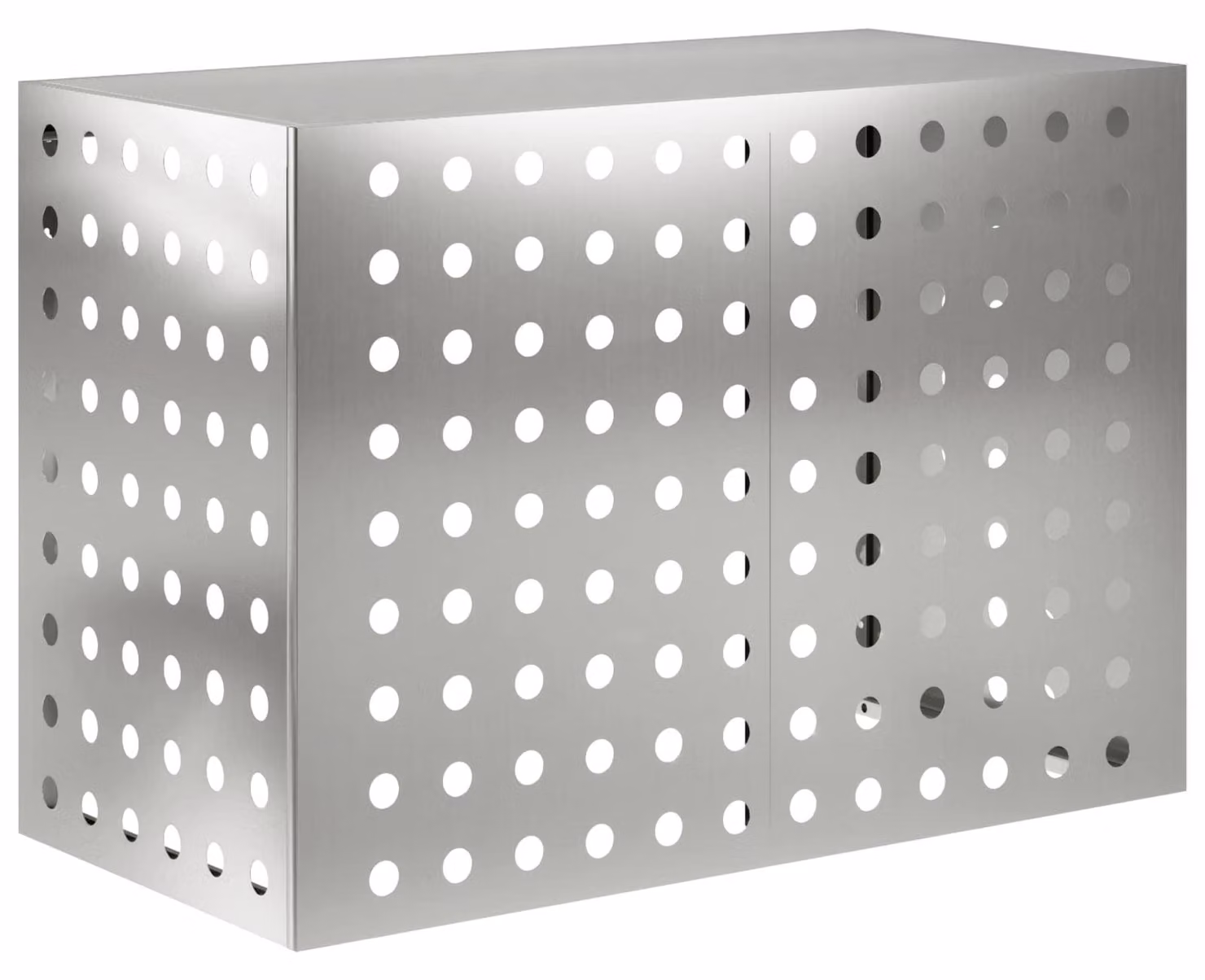 Copertura per aria condizionata Silver 100 x 50 x 70 cm Acciaio zincato