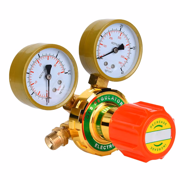 Regolatore di gas, riduttore di pressione del gas, regolatore dell'acetilene, riduttore di pressione dell'acetilene, manometro dell'acetilene