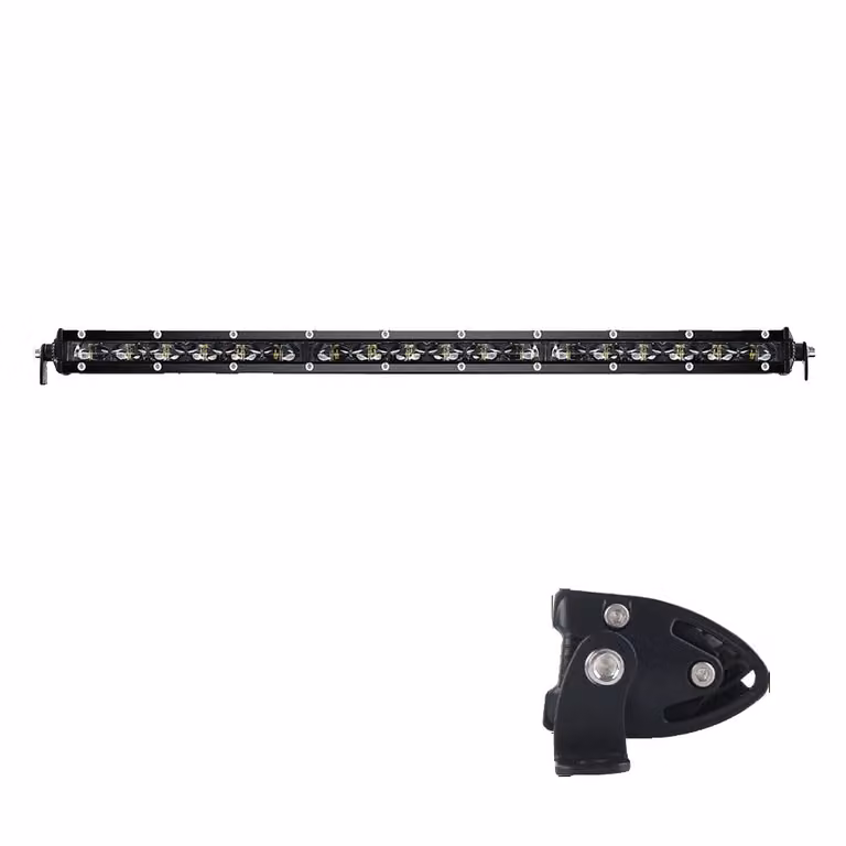 Barra illuminante a LED per fuoristrada, design elegante, fascio di luce ampio e concentrato, 6 LED da 20 pollici, 90W