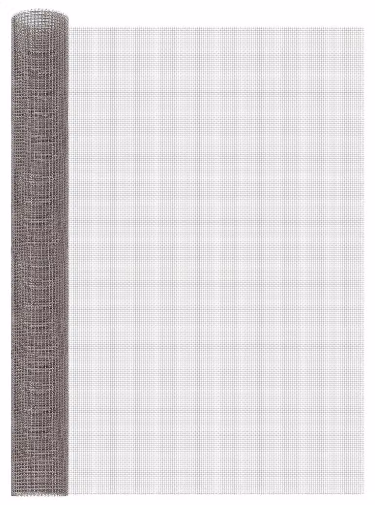 Maison Exclusive - Schermo a rete, dimensioni 100 x 1000 cm, rete in acciaio inossidabile 201, colore argento