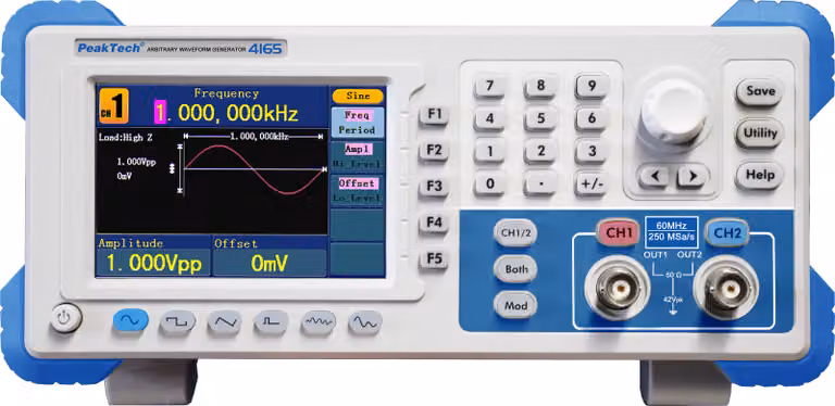 PEAKTECH 4165 Generatore di funzioni, arbitrario, 1 µHz ...